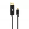 USB-C na DisplayPort kábel TB AKTBXVDUSBCDP2B 2 m – čierny