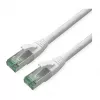 Sieťový kábel ROLINE Recycled Material 21.45.3265 RJ-45 Cat6a 5 m biely
