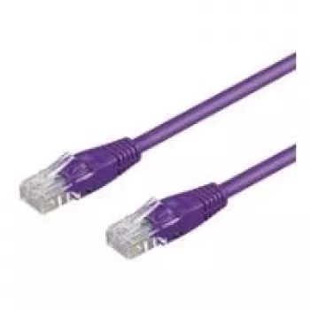 Sieťový kábel Goobay 1,5 m 2x RJ-45 fialový Cat5