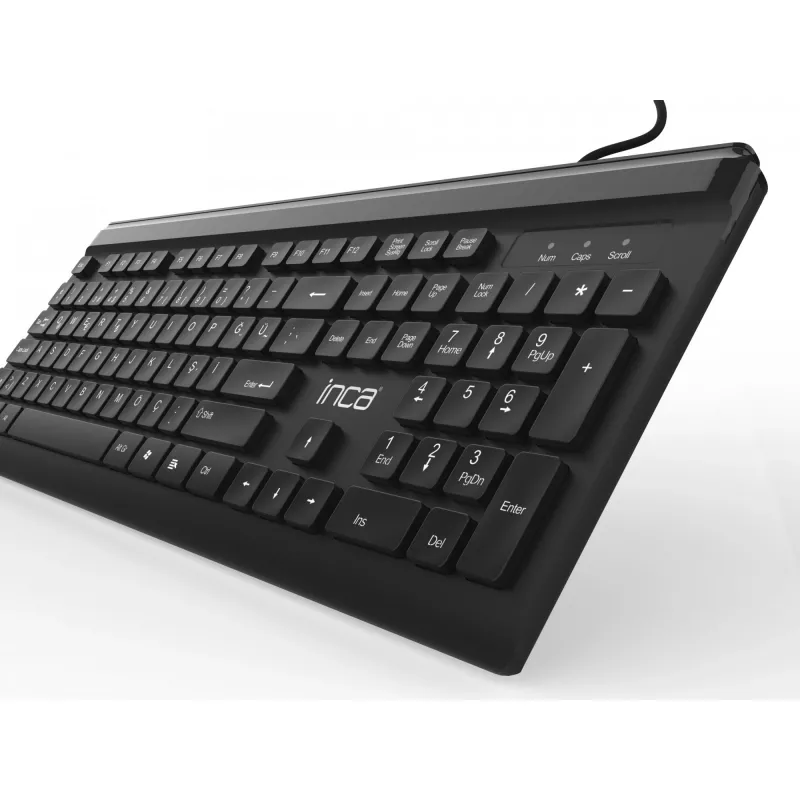 Inca IMK-377 klávesnica s myšou Office USB turecká čierna