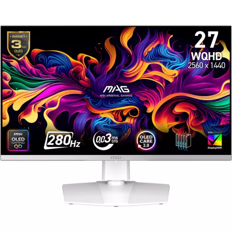Monitor MSI MAG 272QPWDE X28 26,5 inch QHD QD-OLED herný monitor