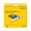 DeLOCK 90760 Interná sieťová karta 2500 Mbit/s PCI Express káblová