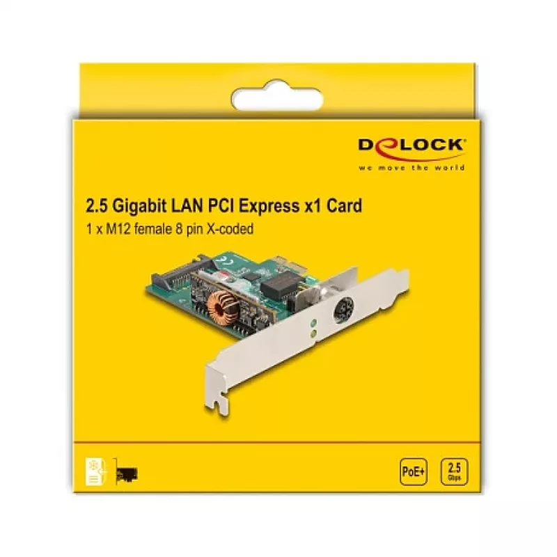 DeLOCK 90760 Interná sieťová karta 2500 Mbit/s PCI Express káblová