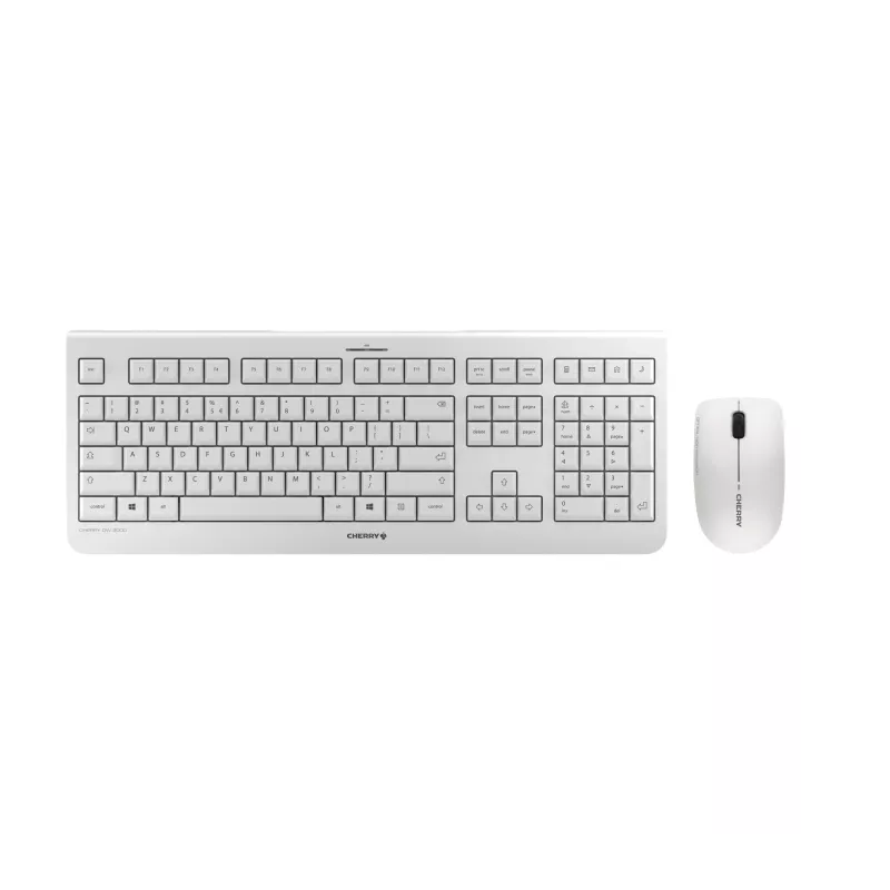 CHERRY DW 3000 klávesnica myš v cene univerzálna RF Wireless QWERTZ nemecká sivá