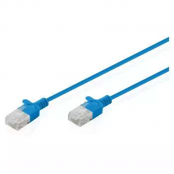 Patch kábel CAT 6 U-UTP tenký 1 m — DIGITUS