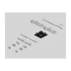 Patch panel DeLOCK Keystone 12 portov čierny