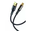 USB Type-C dátový kábel Tellur TLL155711, prúd 3A, 100 cm, čierny