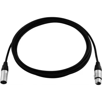 PSSO XLR 5-pin DMX kábel, Neutrik konektory, dĺžka 3 m