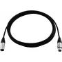 PSSO XLR 5-pin DMX kábel, Neutrik konektory, dĺžka 3 m