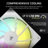 Ventilátor Corsair RS140 ARGB 14 cm biely 330-1700 ot/min