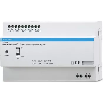 BUSCH JAEGER 83310 - domáci telefón - vnútorná stanica - 230 V - 50/60 Hz - 28 V - biela