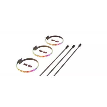 LED pásik HYTE LS10 viacfarebný 12V 0,2A 0,33m 3 kusy