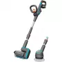 Akumulátorový multičistič AquaBrush Universal 18V P4A, čistič tvrdých podláh sivá/tyrkysová, Li-Ion batéria 2,5Ah P4A, POWER FOR ALL ALLIANCE