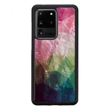 Ochranné puzdro na telefón iKins pre Samsung Galaxy S20 Ultra — vodný kvet čierna