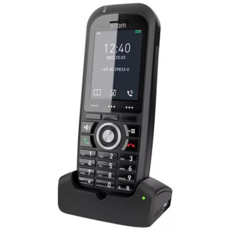 Snom M70 DECT telefónny slúchadlo s zobrazením čísla čierna