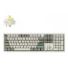 Mechanická klávesnica Keychron Q6M-P4 — Full-size 100% káblová & bezdrôtová (USB, RF, Bluetooth 5.1), RGB podsvietenie, biela, USB-C