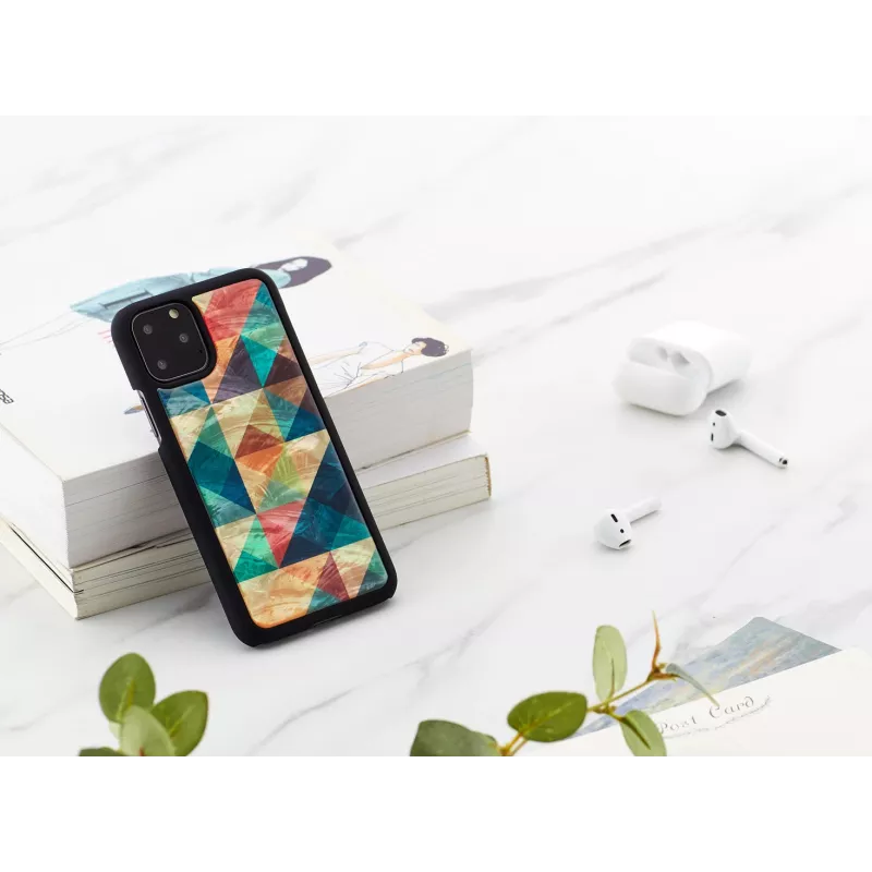 Puzdro na smartphone iKins pre iPhone 11 Pro – ochranné puzdro Mosaic čierna