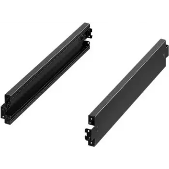 Obloženie krytu Rittal VX 8660.036 čierna oceľ hĺbka 1200mm výška 100mm