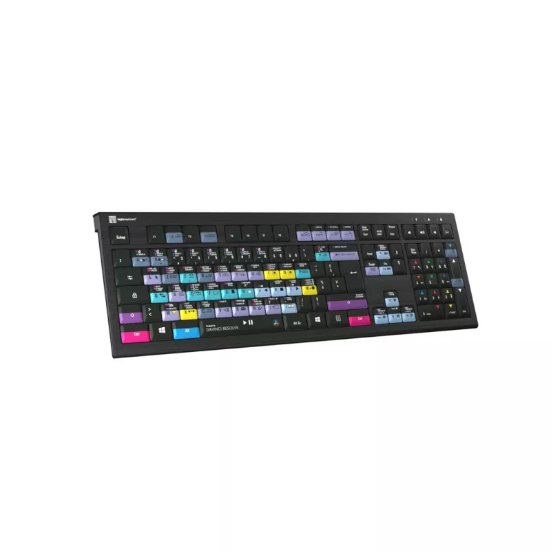 Klávesnica Logickeyboard ASTRA 2 USB AZERTY English čierna