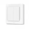 AQARA svetelný vypínač H2 EU (4 tlačidlá, 2 kanály) (WS-K08D) – Zigbee a Thread nástenný vypínač s 2 relé