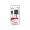 USB grafický adaptér GEMBIRD A-USB3-HDMI-02, HDMI výstup, až do 1920x1080, čierny, 36 g
