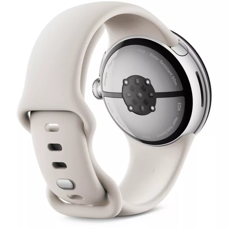 Google Pixel Watch 3 LTE športový náramok 41 mm, strieborná/porcelánová