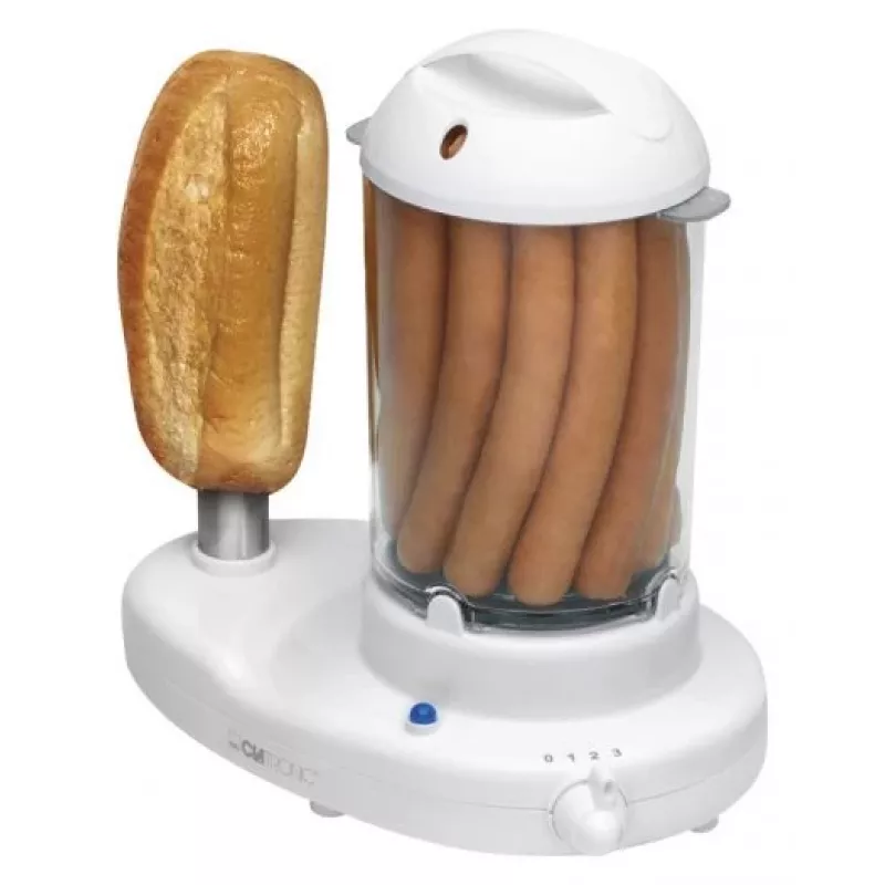 Clatronic HDM 3420 EK parný stroj na hot-dogy 350 W biela