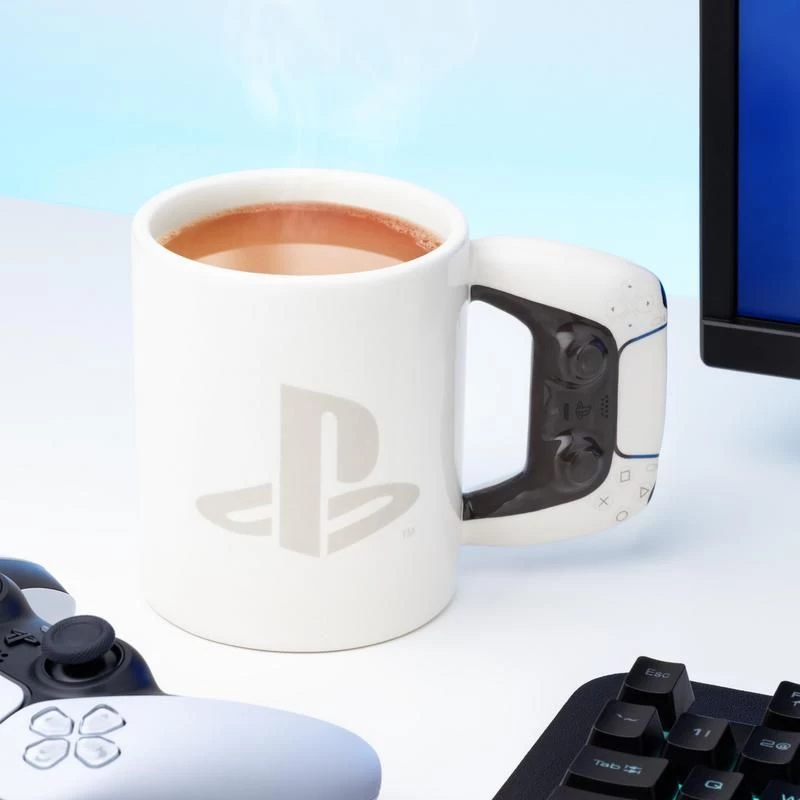 Hrnček Paladone PlayStation Shaped PS5 biely 0,48 L jednotlivé balenie