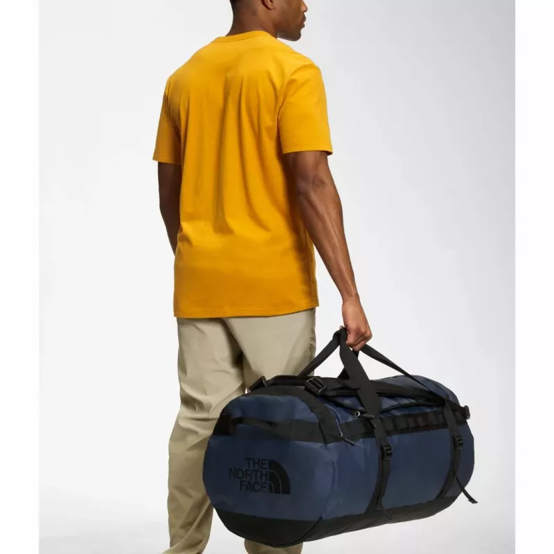 The North Face Base Camp Duffel L námorná taška 95 L polyester čierna, námornícka modrá