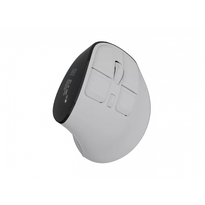 Bezdrôtová vertikálna myš NATEC Euphoniе Pro Bluetooth 5.0, 4000 DPI, programovateľná, tichá, biela