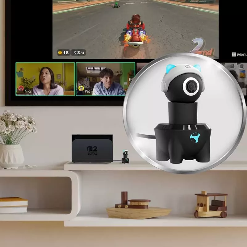 Subsonic Playcam 1080 2in1 HD mini kamera pre Nintendo Switch 2 svetlomodrá