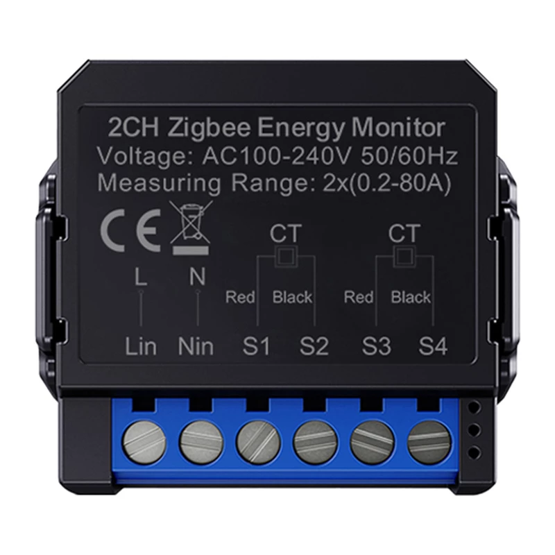 Inteligentný obojsmerný elektromer Avatto ZWPM16-2 ZigBee — monitorovanie spotreby a výroby energie