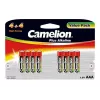 Alkalické AAA (LR03) batérie CAMELION 11044803 — balenie 8 ks, jednorazové