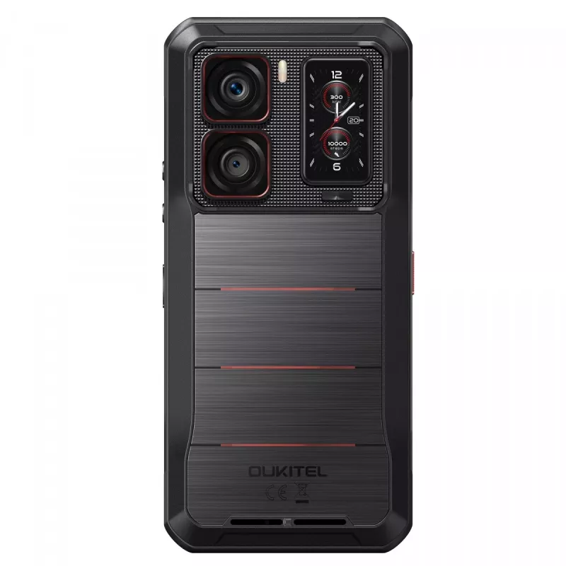 Smartfón Oukitel WP300 5G, 6,8 palca, 12 GB RAM, 512 GB, 16000 mAh, IP69K, Android 15, čierny
