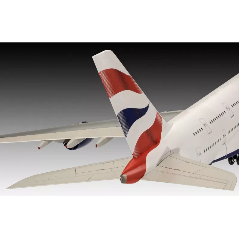 Revell 03922 Airbus A380-800 British Airways plastový model na zlepenie, 1:144