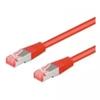 Wentronic 93852 Ethernet patch kábel červený