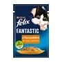 Purina Felix Fantastic mokré krmivo pre mačky s kuracím mäsom v želé, 85 g