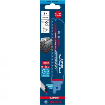 Bosch 2 608 900 365 Čepeľ na priamočiaru/vykružovaciu/sablovú pílu Čepeľ na sablovú pílu Carbide 1 ks