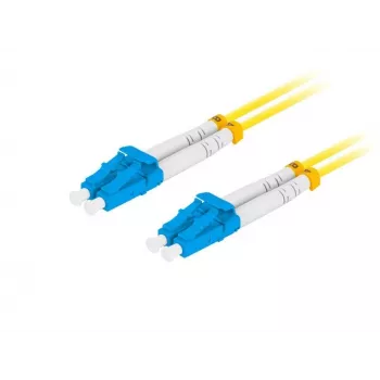 Optický kábel LANBERG FO-LULU-SD11-0010-YE, 3 m, G.657.A1, LC–LC, žltý