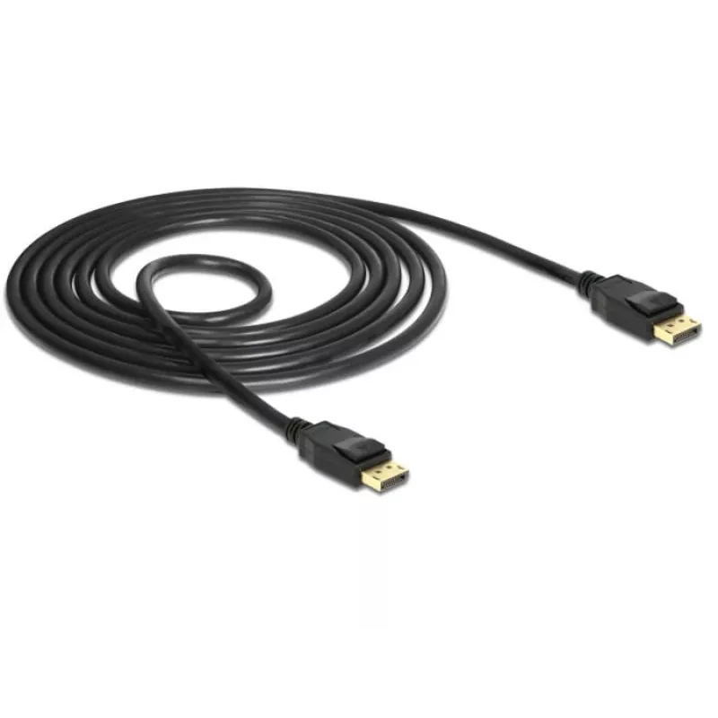 DeLOCK - DisplayPort kábel - DisplayPort (M) na DisplayPort (M) - 1,5 m - podpora 4K - čierny (85508)