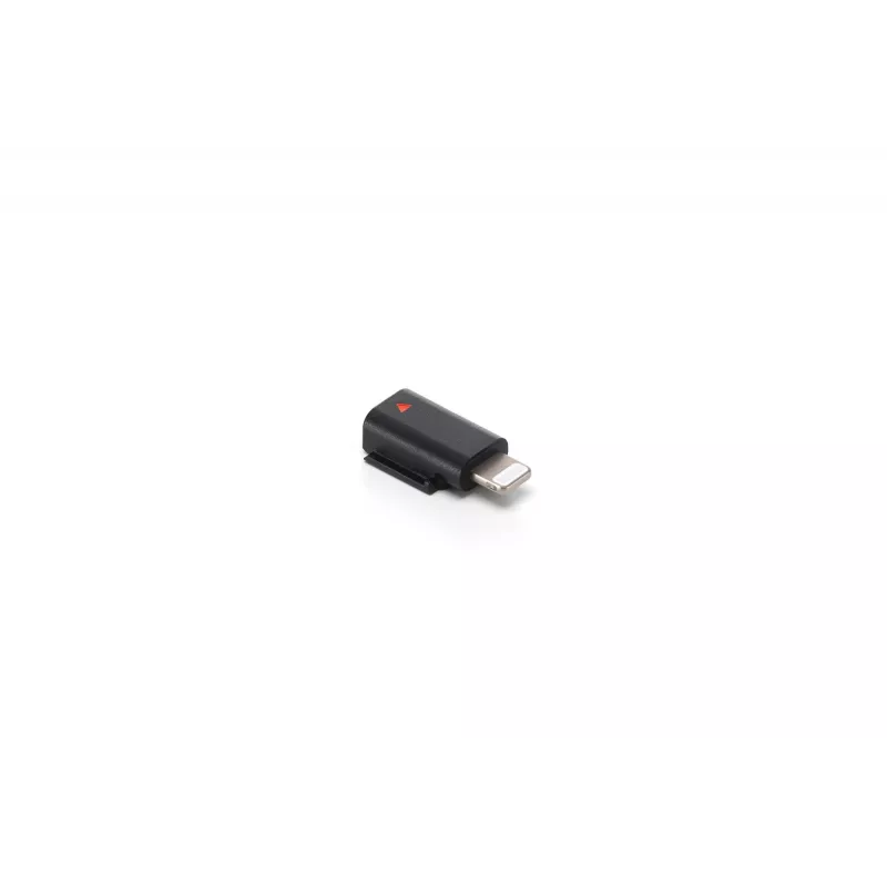 Audio adaptér DJI Mic 3 Mobile Phone Adapter (Lightning) — Lightning konektor, čierny, pre mobilné zariadenia Apple