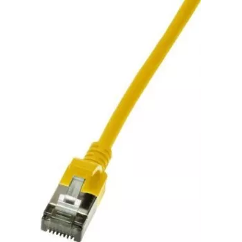 LogiLink tenký U/FTP sieťový kábel 3 m Cat6a U/FTP (STP) žltý (CQ9067S)