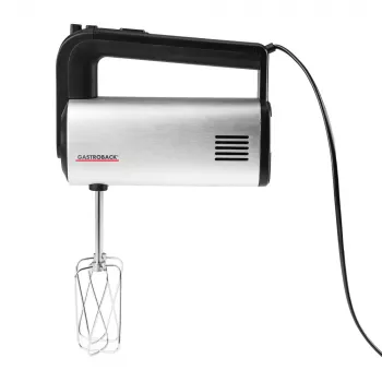 Gastroback 40983 Design Handmixer Pro ručný mixér, čierna/strieborná