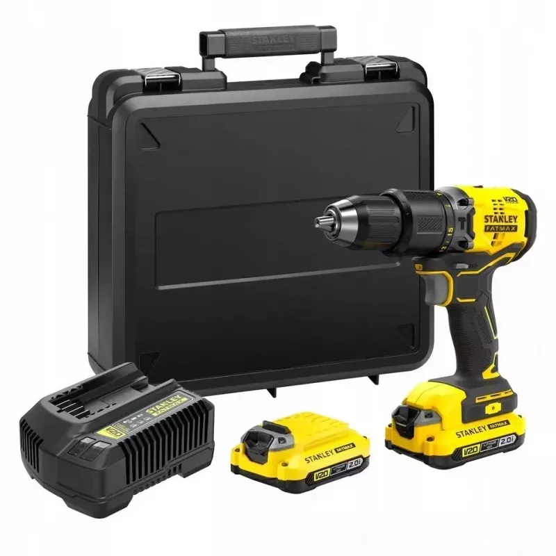 Brushless Drill Driver 18V FATMAX V20 2x2.0Ah kufrík