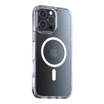 Priehľadné ochranné puzdro Torras DIAMOND-MAG SERIES pre iPhone 16 Pro Max — kompatibilné s MagSafe, transparentné