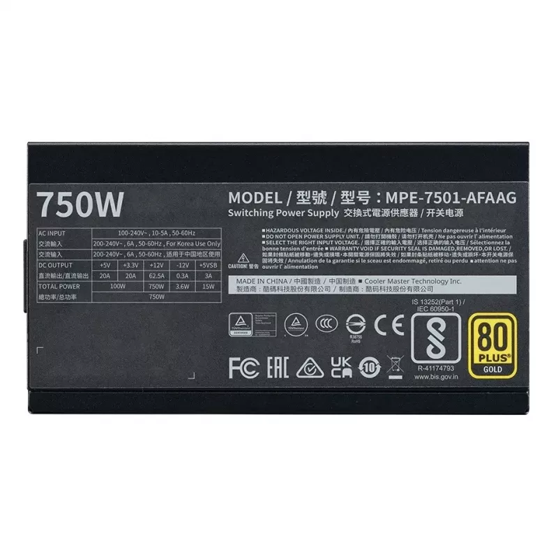 Cooler Master MPE-7501-AFAAG-3EEU čierna