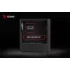 PC skriňa SAVIO Noctis Flow RGB — Cube, ATX/Mini-ITX, 3x 120 mm predné ventilátory, bočné okno z tvrdeného skla, max. GPU 35 cm