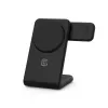 Indoor nabíjačka Crong CRG-MSPS-BLK smartwatch čierna Lightning USB bezdrôtová
