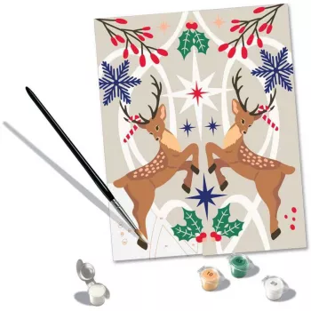 Ravensburger CreArt maliarska sada – vianočný jeleň (kreatívna maliarska sada)
