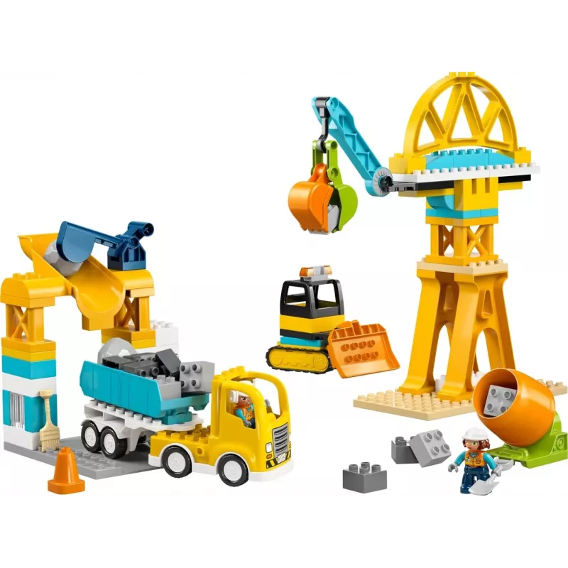 LEGO DUPLO 10476 3-in-1 Stavenisko a vozidlá